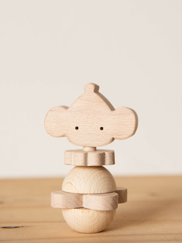 Wooden rattle muis