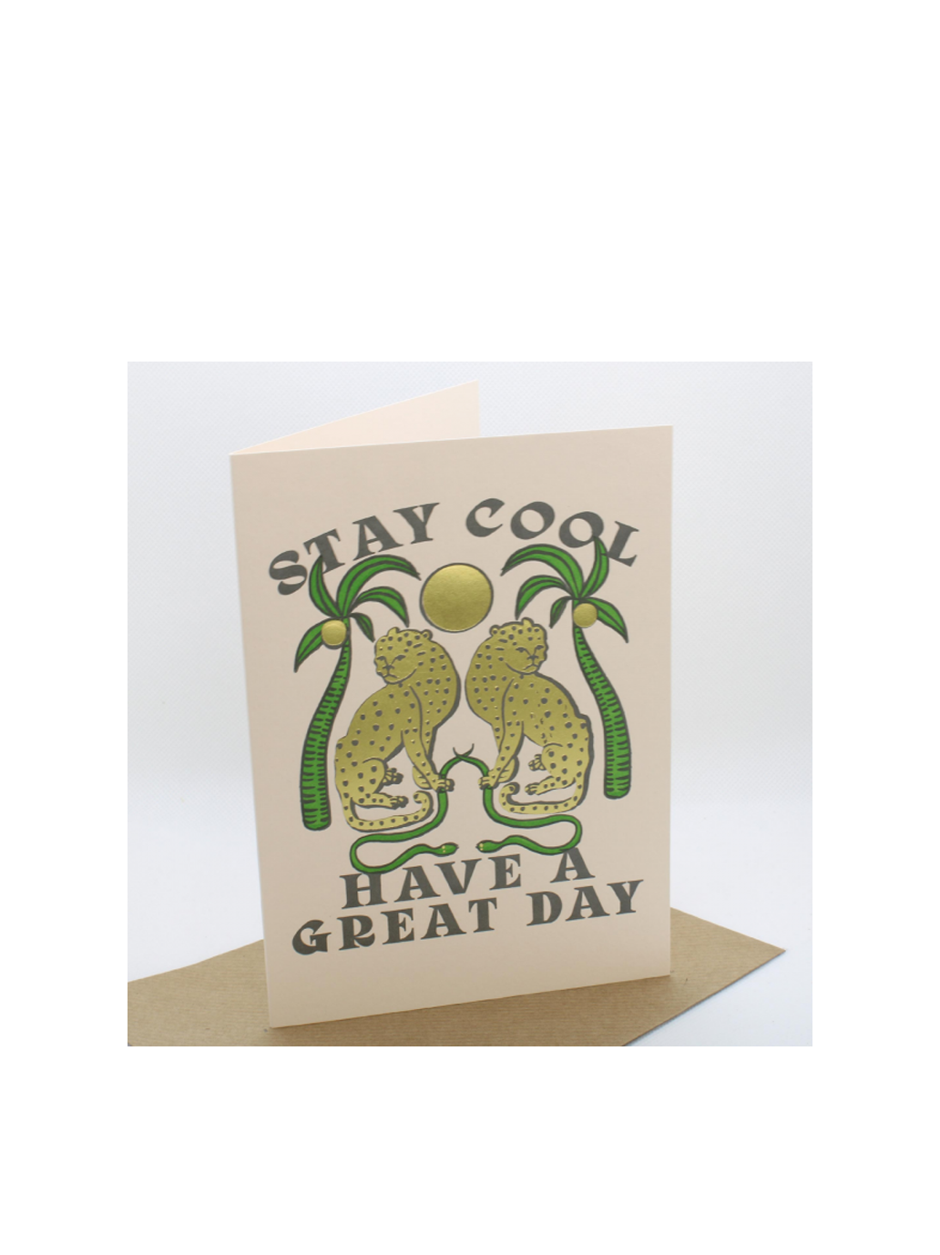 Decorative greetings card with envelope