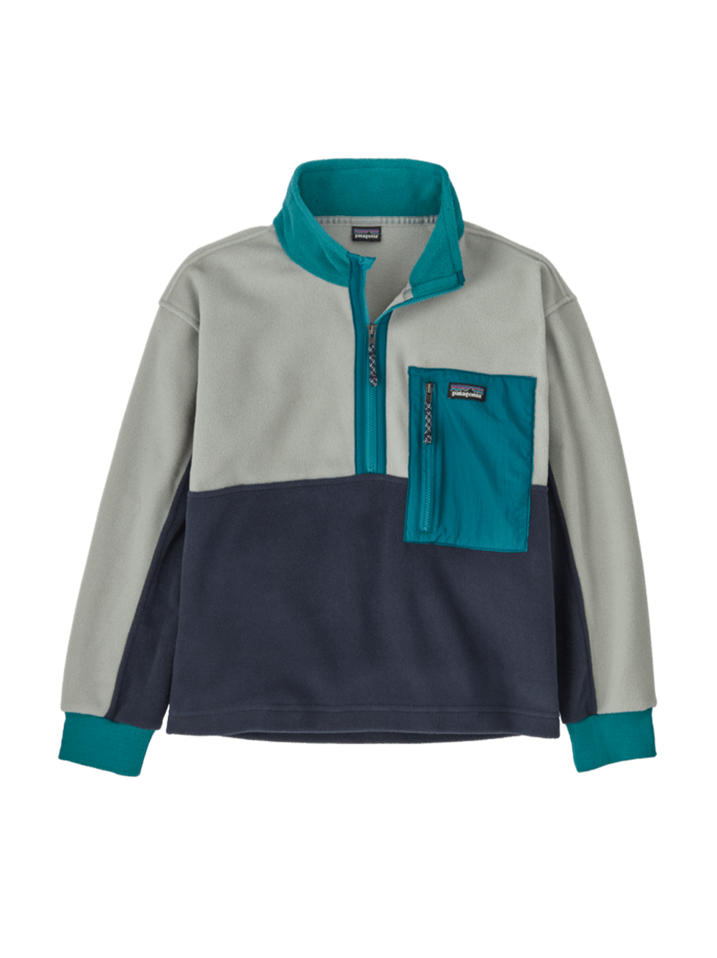 Kids Microdini 1/2 Zip fleece pullover