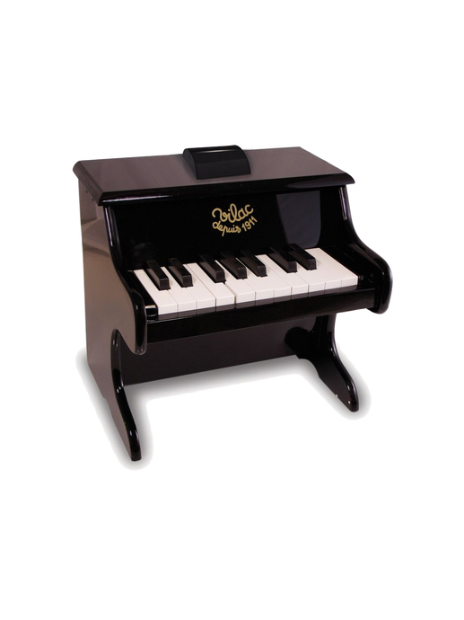 wooden piano for children black