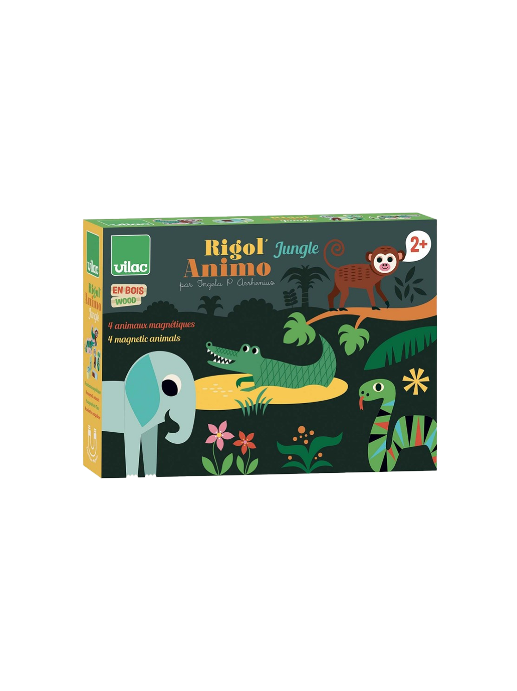 wooden magnetic blocks Jungle