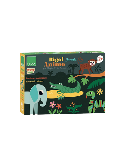 wooden magnetic blocks Jungle