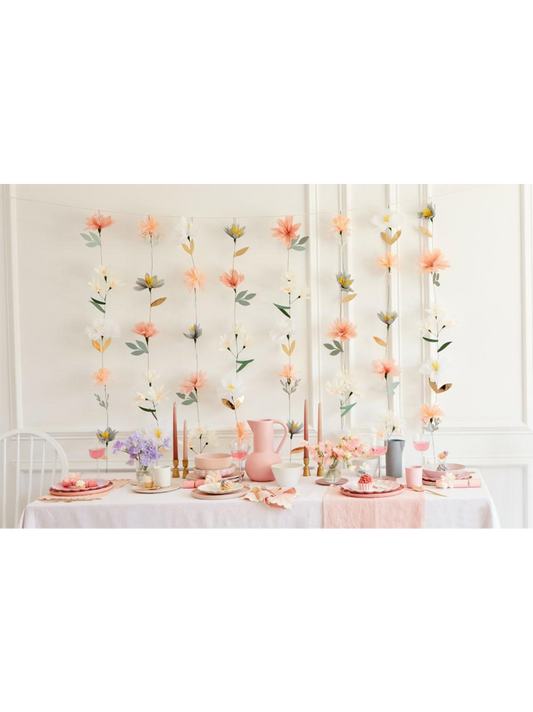 Flower wall decor