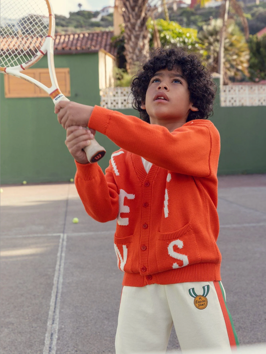 Tennis knitted cardigan