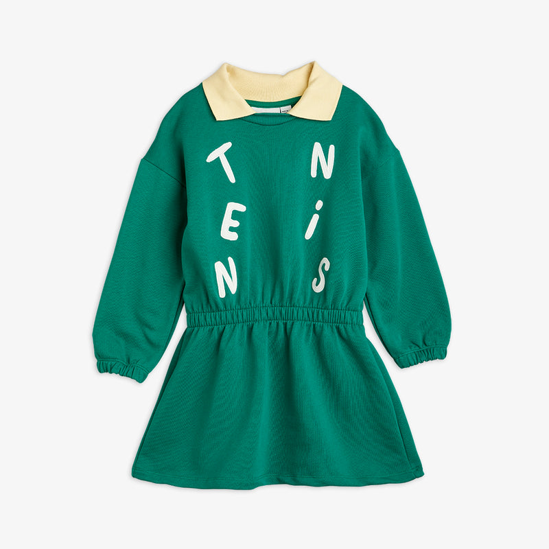 Tennis application collar sweatdress