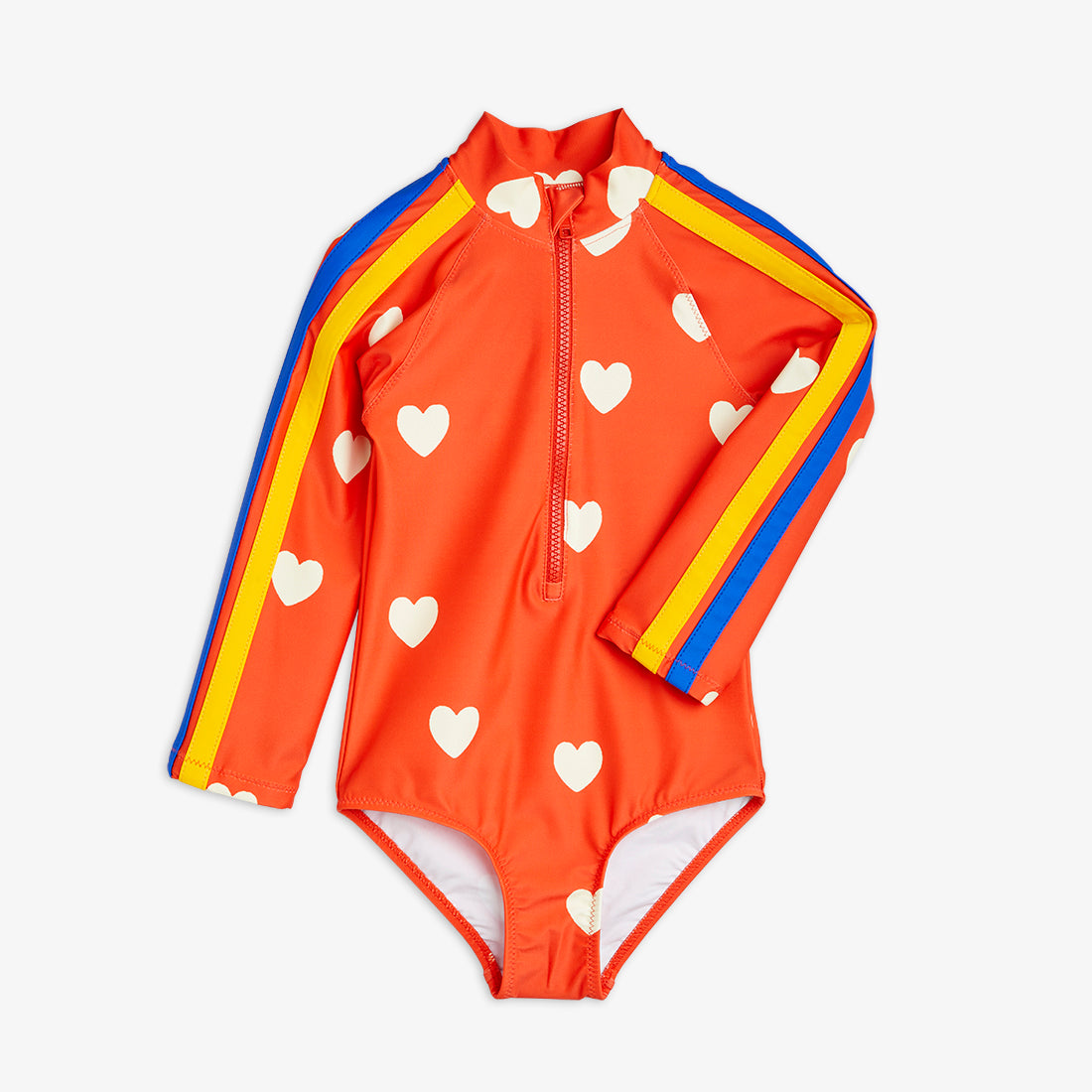 Hearts aop ls uv swimsuit