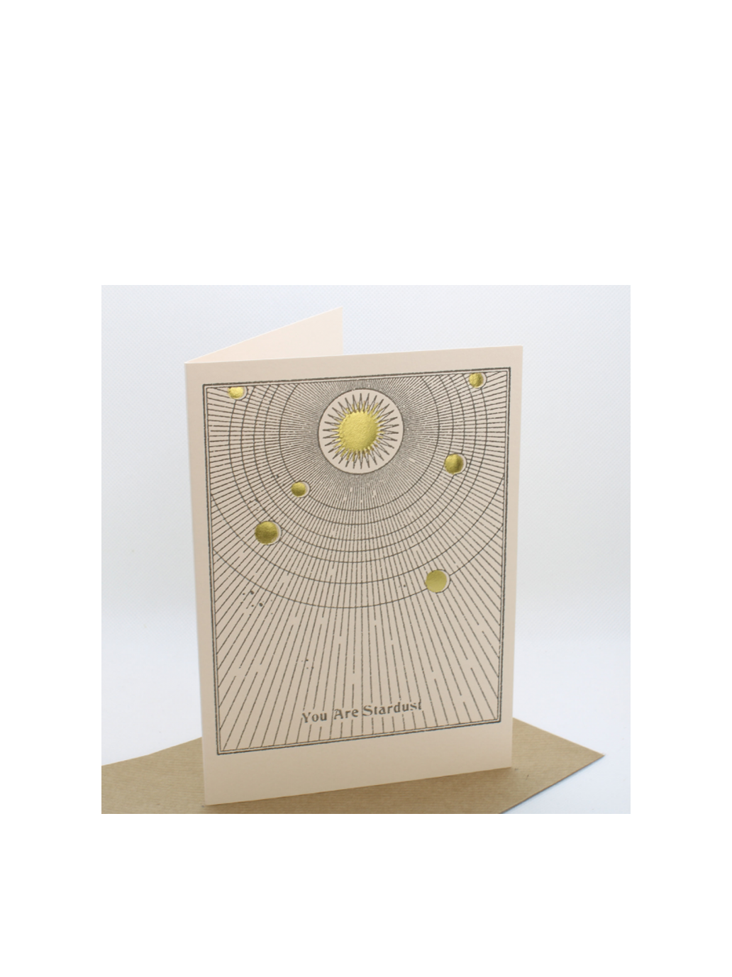 Decorative greetings card with envelope