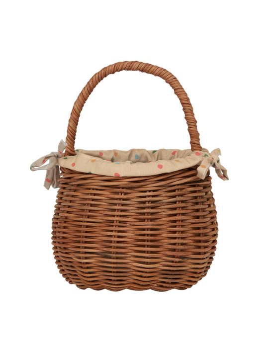 Rattan berry basket