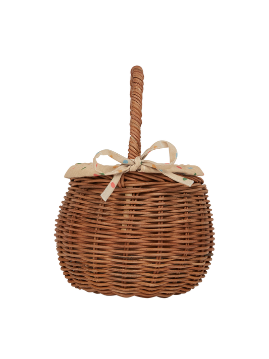 Rattan berry basket