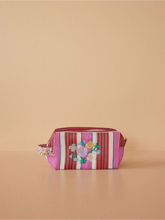 Recycled plastic toiletry bag