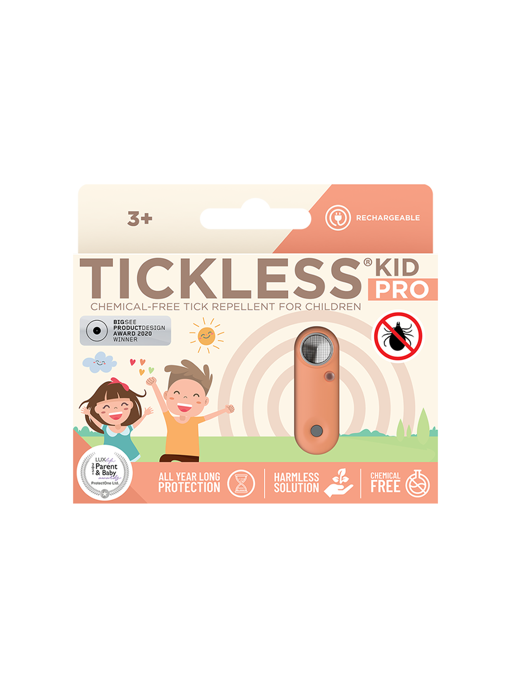 Dispositivo ad ultrasuoni antizecche Tickless Kid Pro