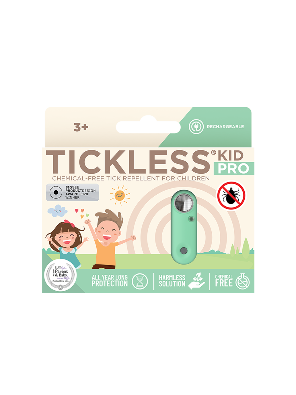 Dispositivo de ultrasonido antigarrapatas Tickless Kid Pro