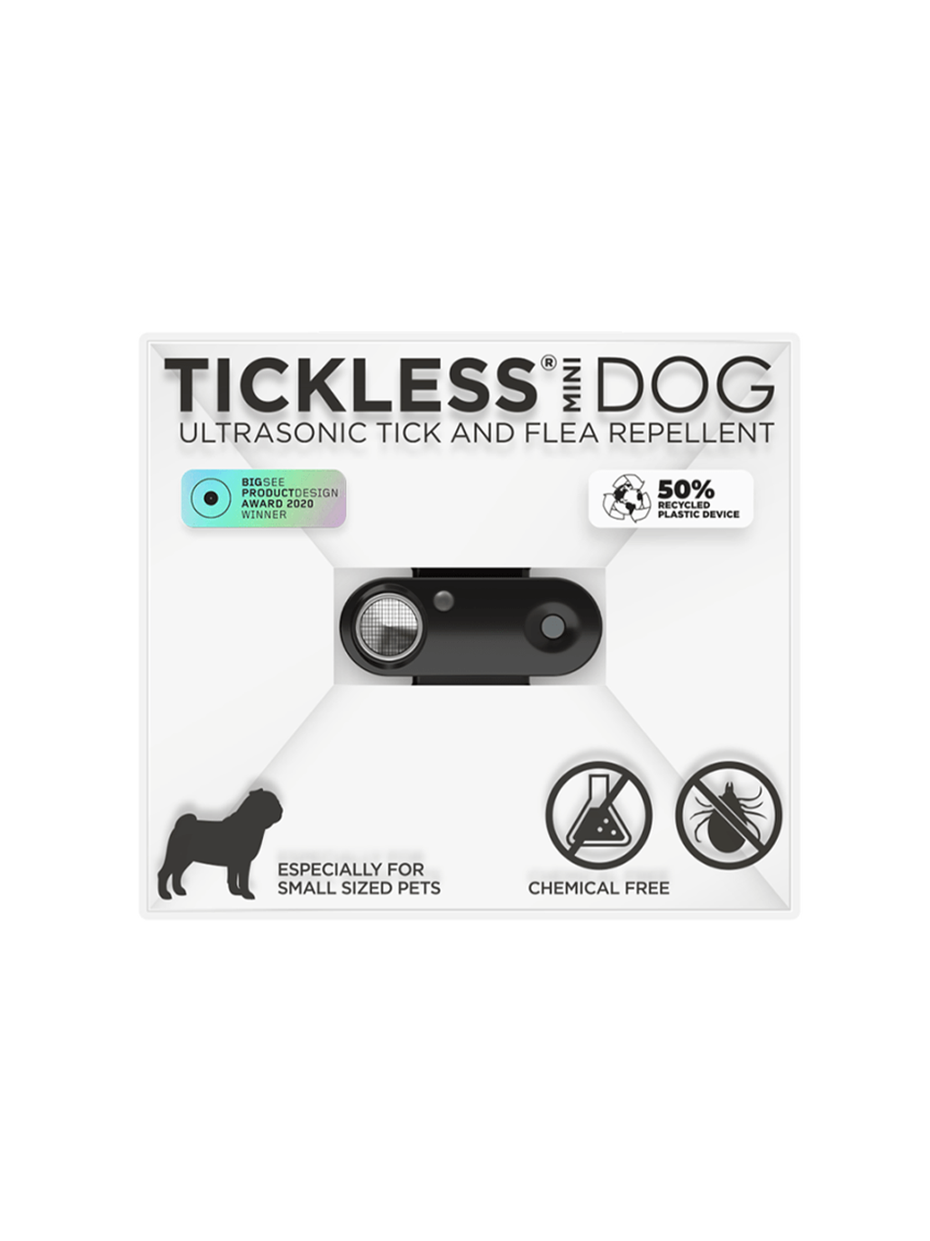 Dispositivo ad ultrasuoni antizecca Tickless Pet