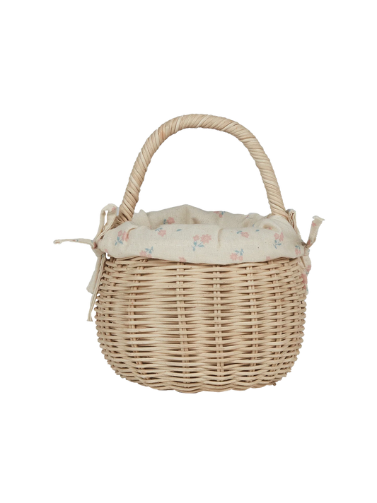 Rattan berry basket
