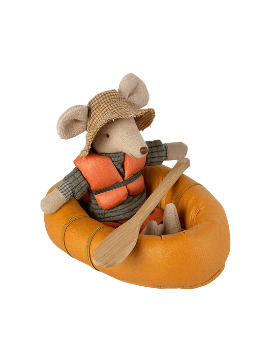 Miniature rubber boat