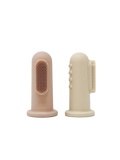 Confezione da 2 pennelli per dita in silicone