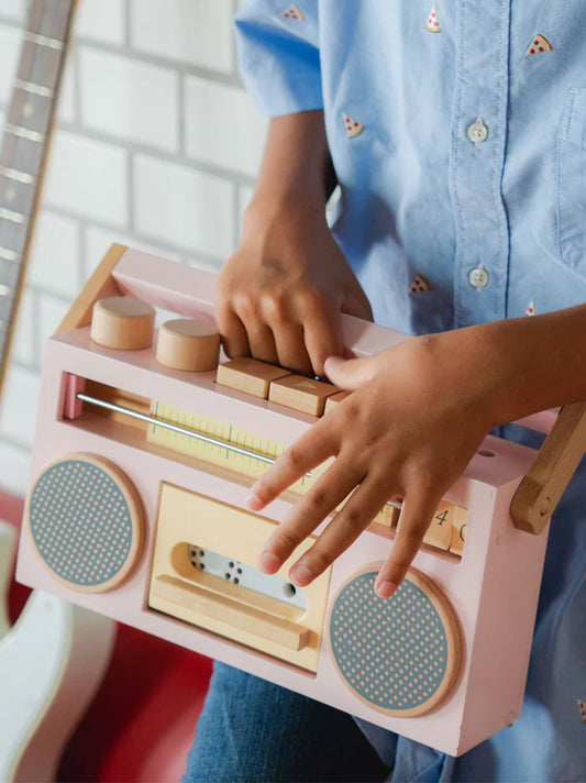 Wooden tape recorder