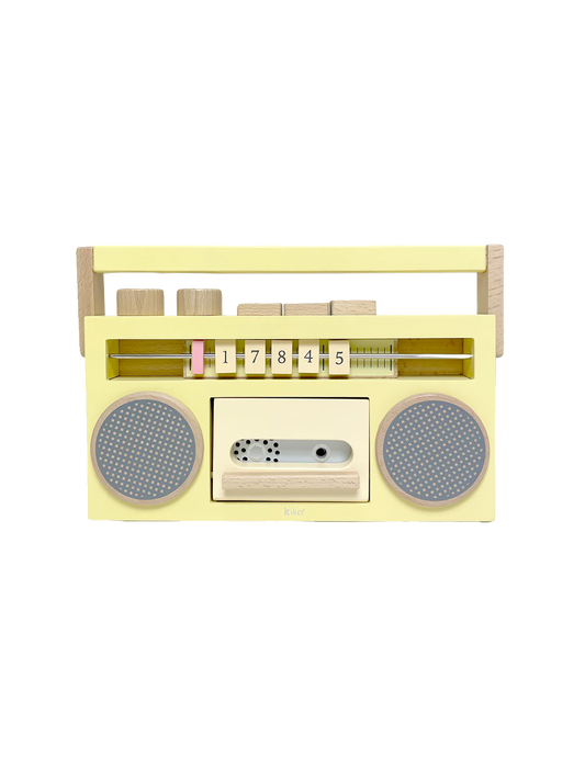 Wooden tape recorder