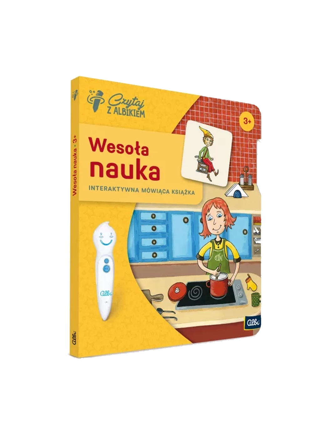 Wesoła nauka. Zestaw książka z piórem