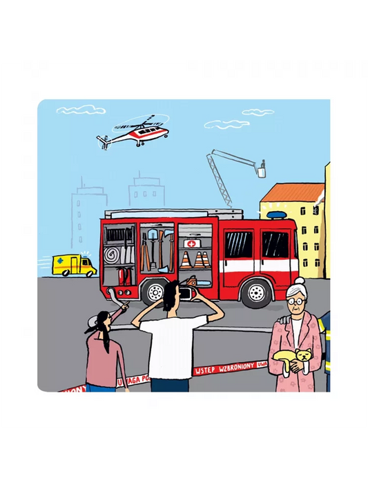 Strażacy. Mini książka interaktywna