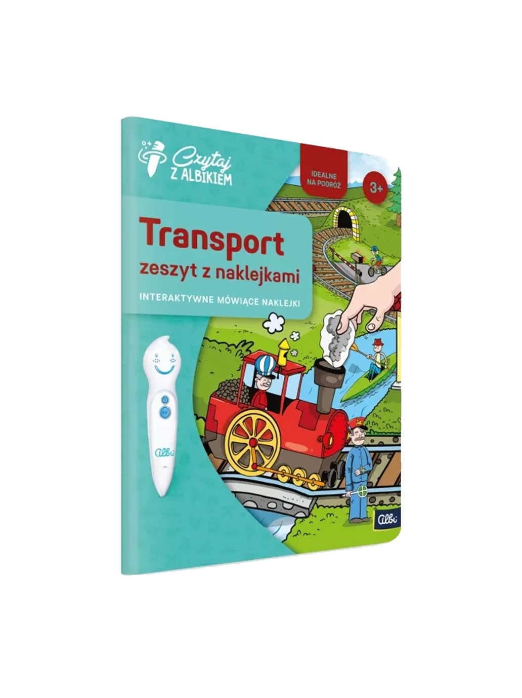 Zeszyt z naklejkami: Transport