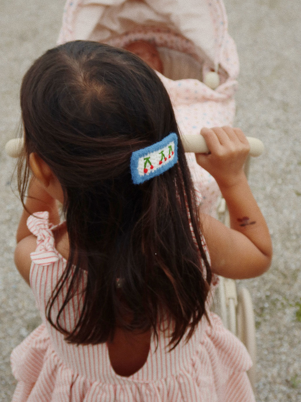 Crochet hair clip