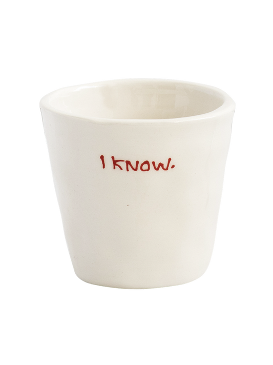 Taza de café expreso de cerámica