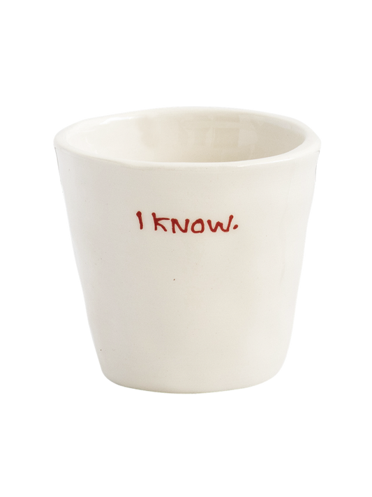 Ceramic espresso cup