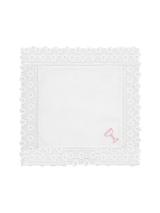 Embroidered napkins set of 2