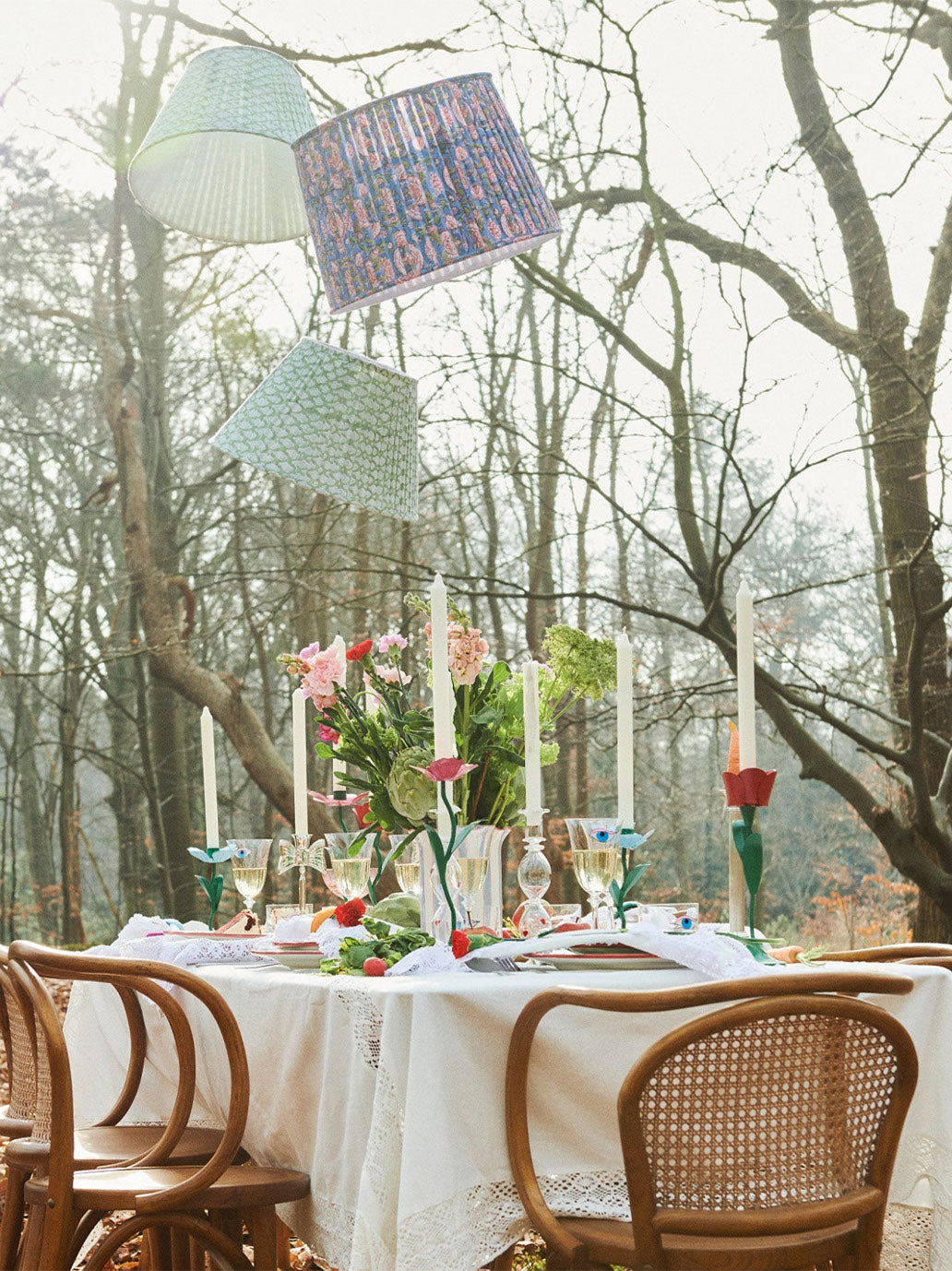 Embroidered tablecloth