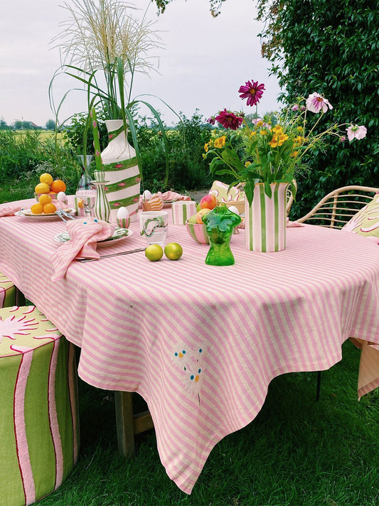 Embroidered tablecloth