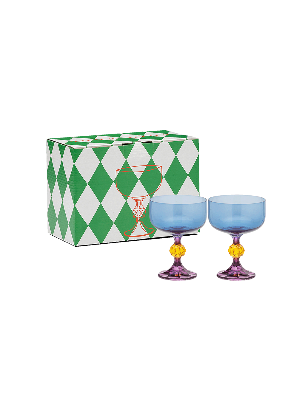 Cocktail glass set