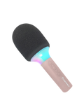Karaoke microphone with light