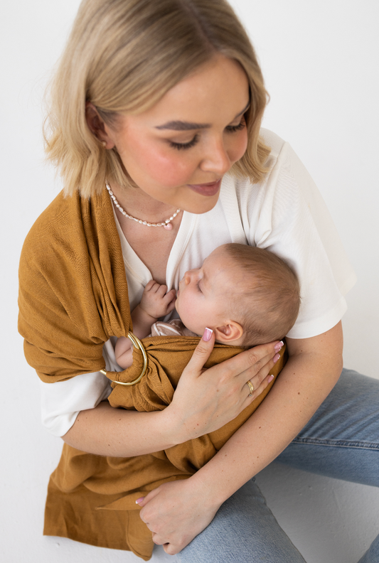 Linen ring sling