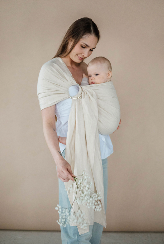 Linen ring sling