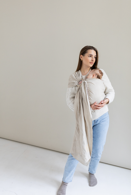 Linen ring sling