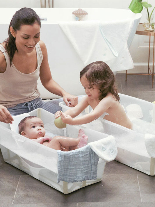 Flexi Bath Bundle, foldable bathtub + insert