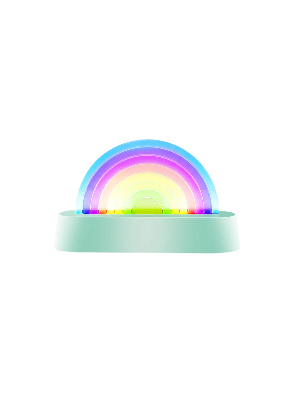 Dancing rainbow lamp