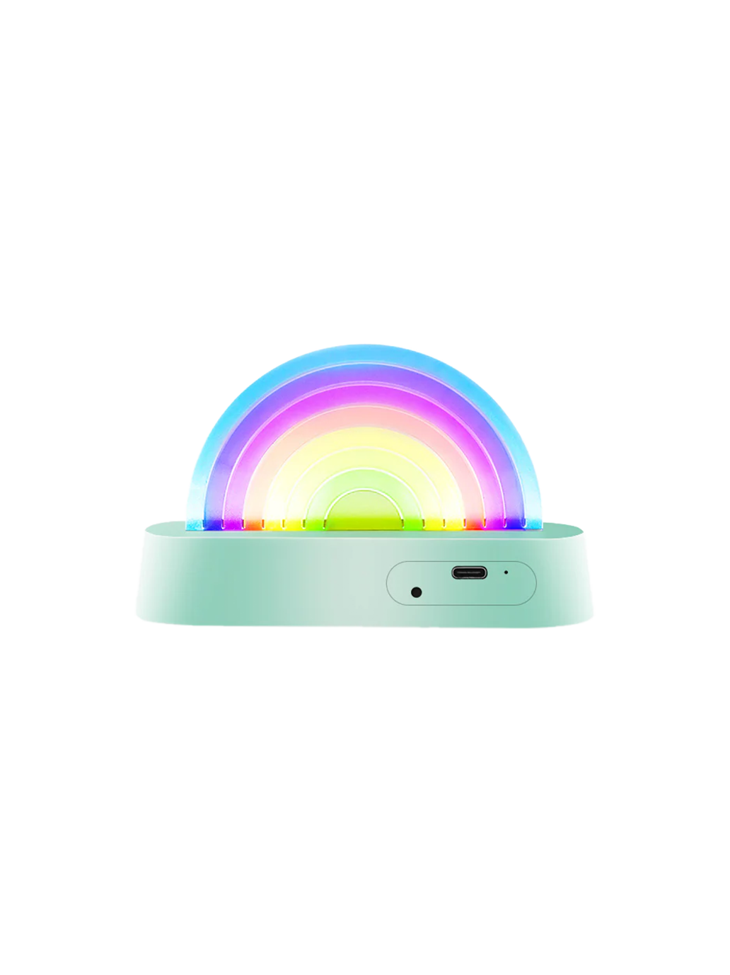 Dancing rainbow lamp