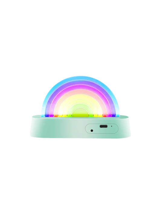 Dancing rainbow lamp