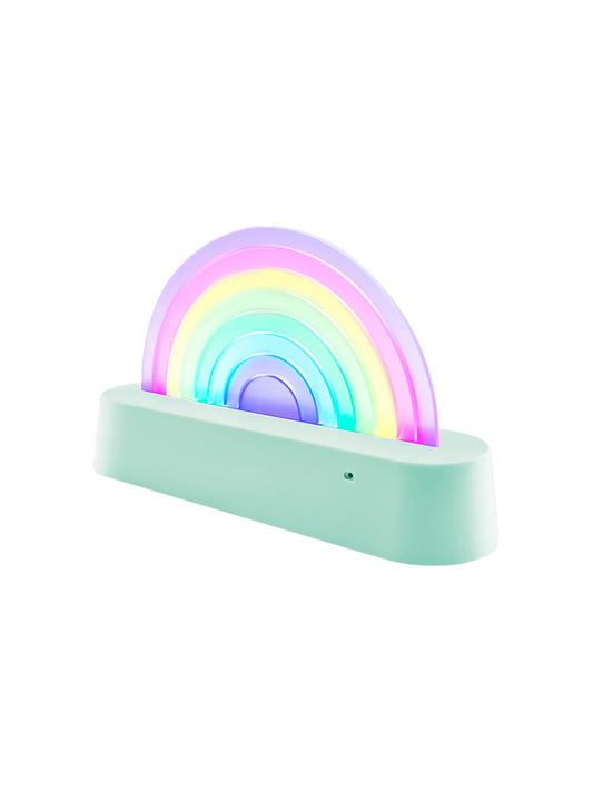 Dancing rainbow lamp