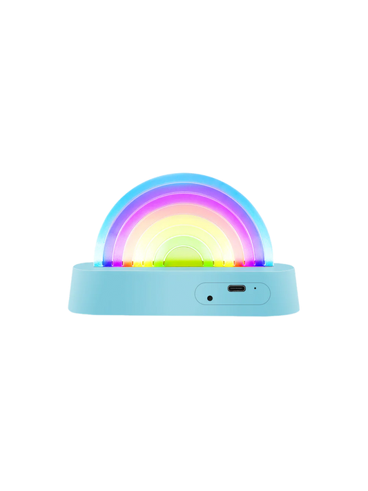 Dancing rainbow lamp