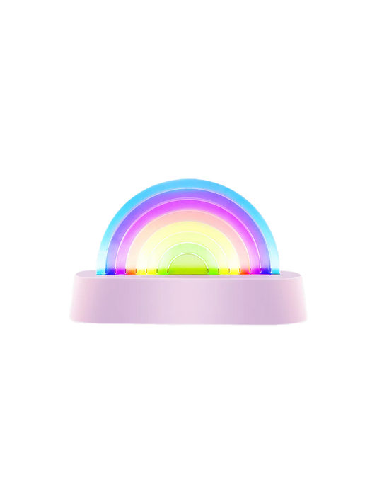 Dancing rainbow lamp