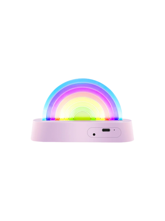 Dancing rainbow lamp