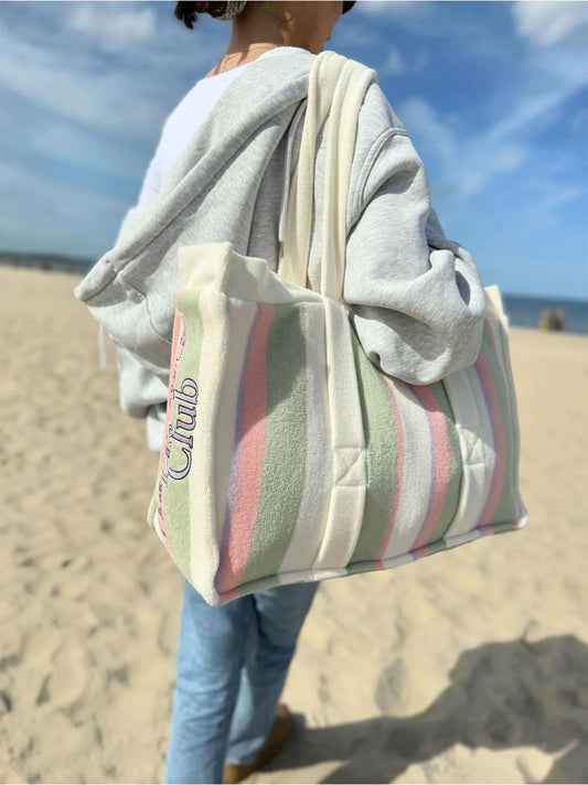 Bolso de playa de felpa