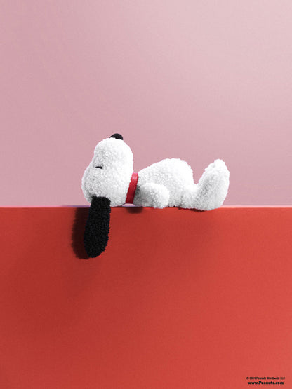 Peluche Snoopy en caja de regalo.