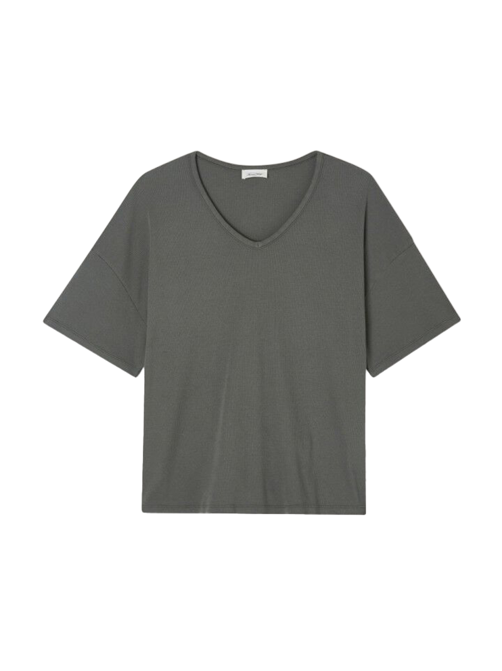 Camiseta oversize de algodón Zelym acanalado
