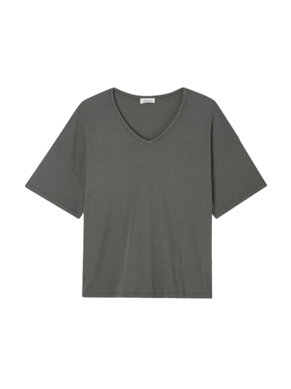 Oversize T-shirt in ribbed Zelym cotton