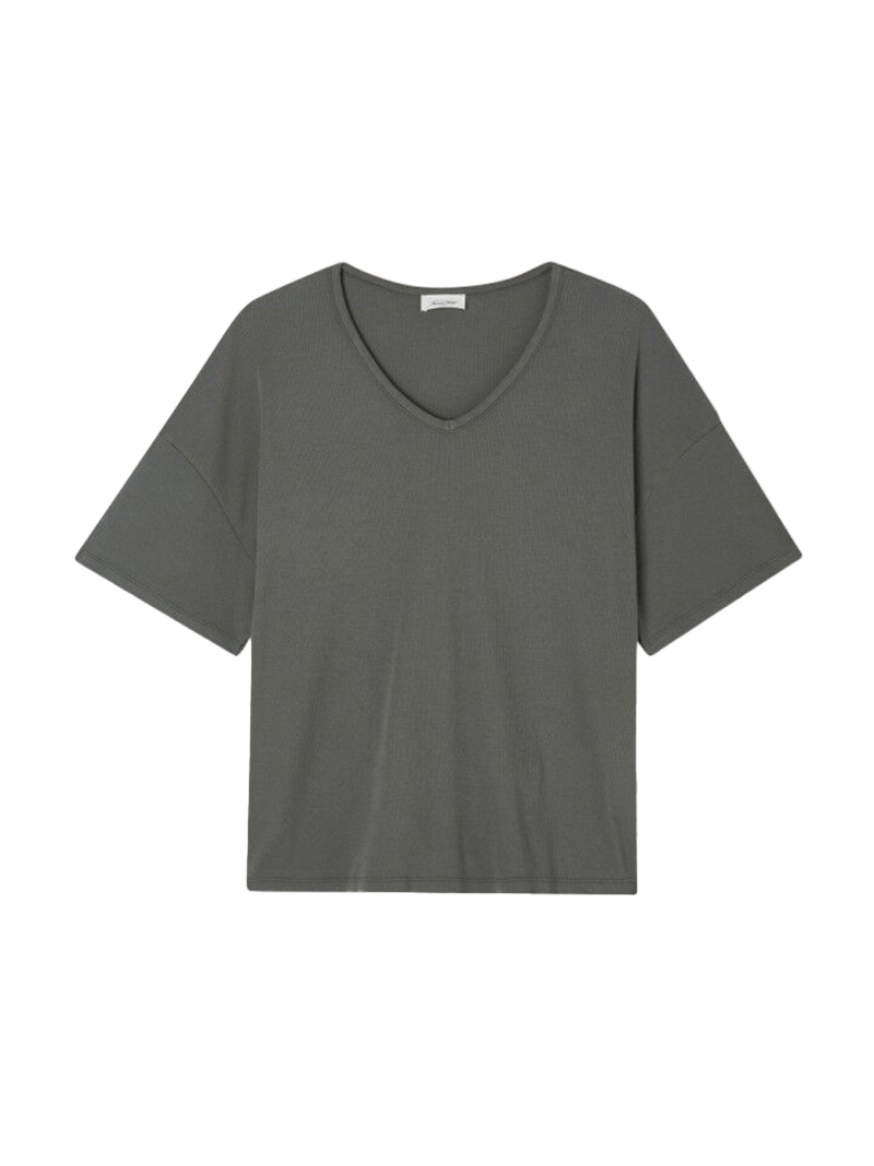 Oversize T-shirt in ribbed Zelym cotton