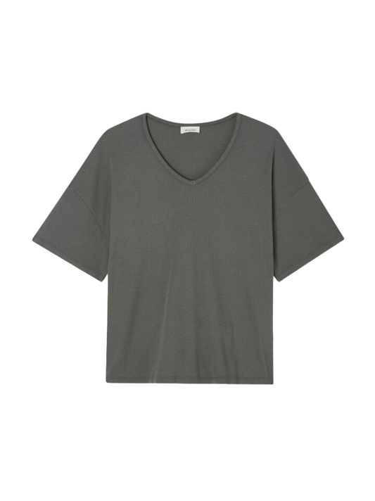 Oversize T-shirt in ribbed Zelym cotton